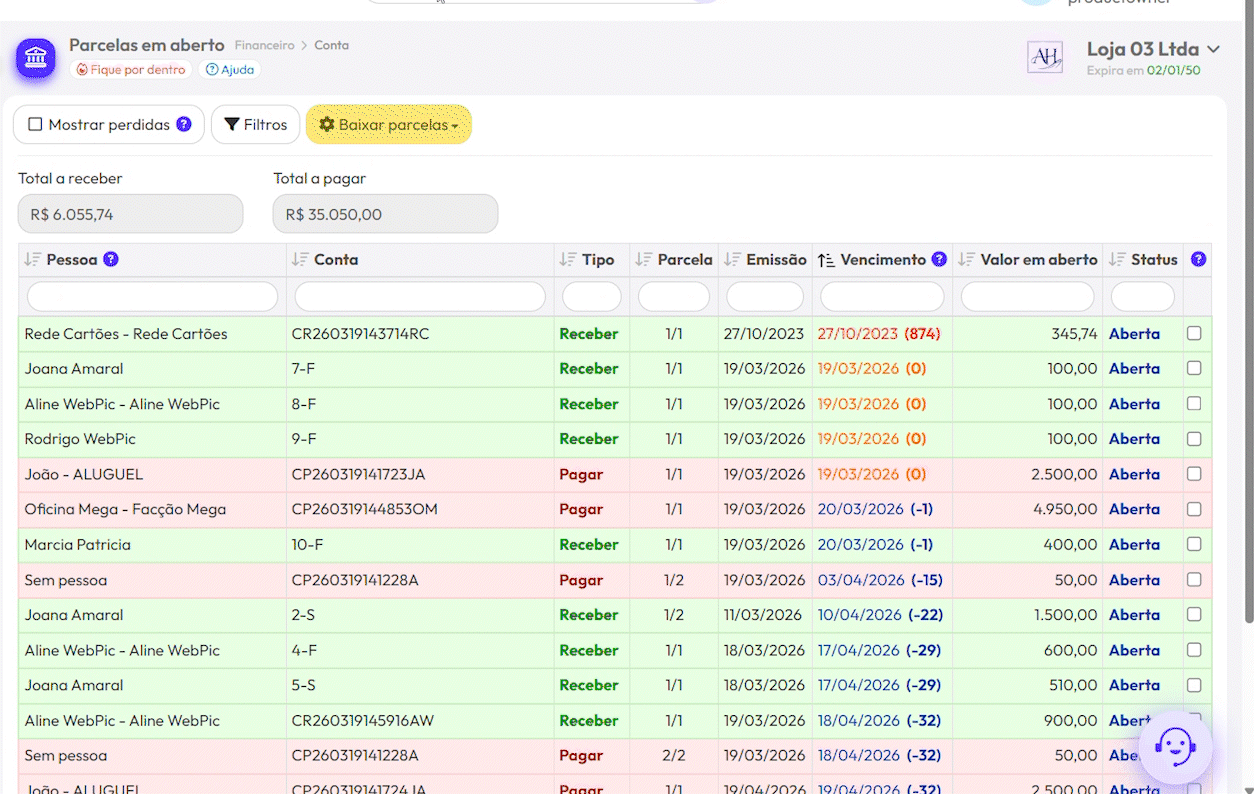 B.I. e Relatórios - WEBPIC