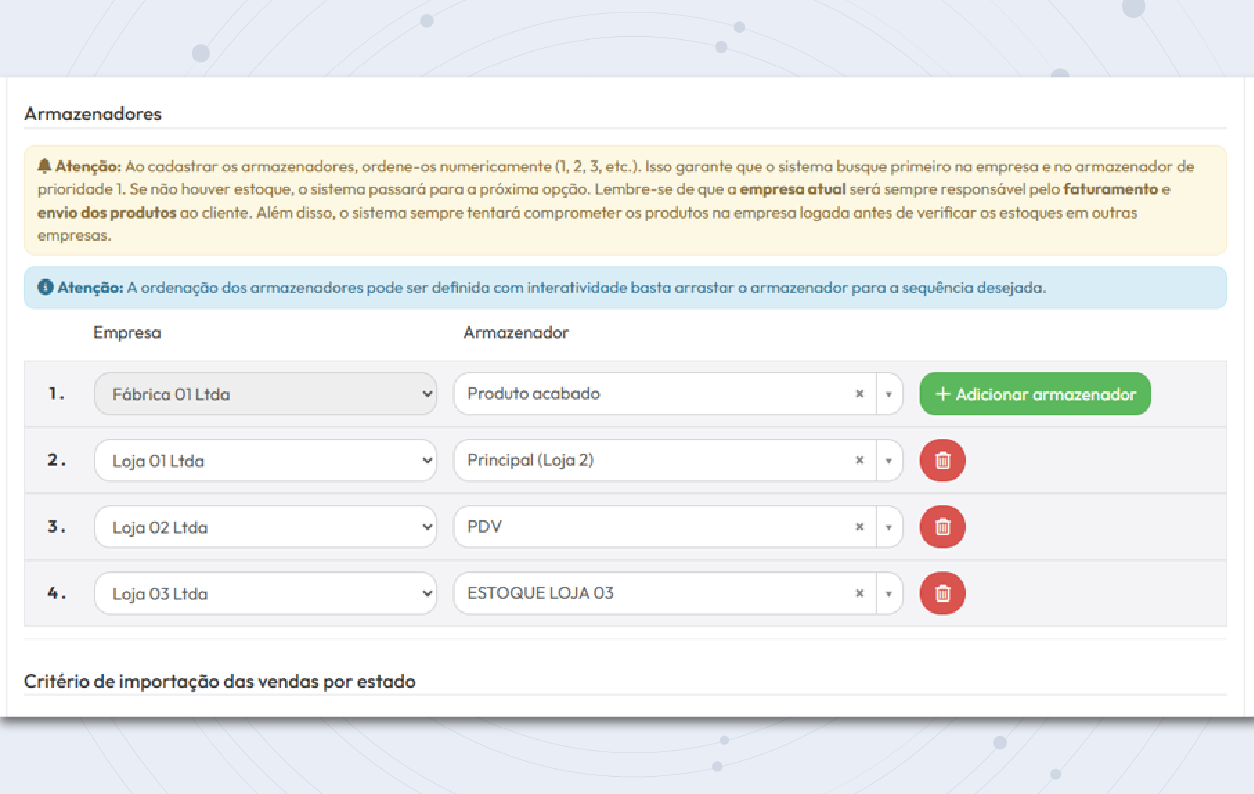 Expedição e Integrações - WEBPIC